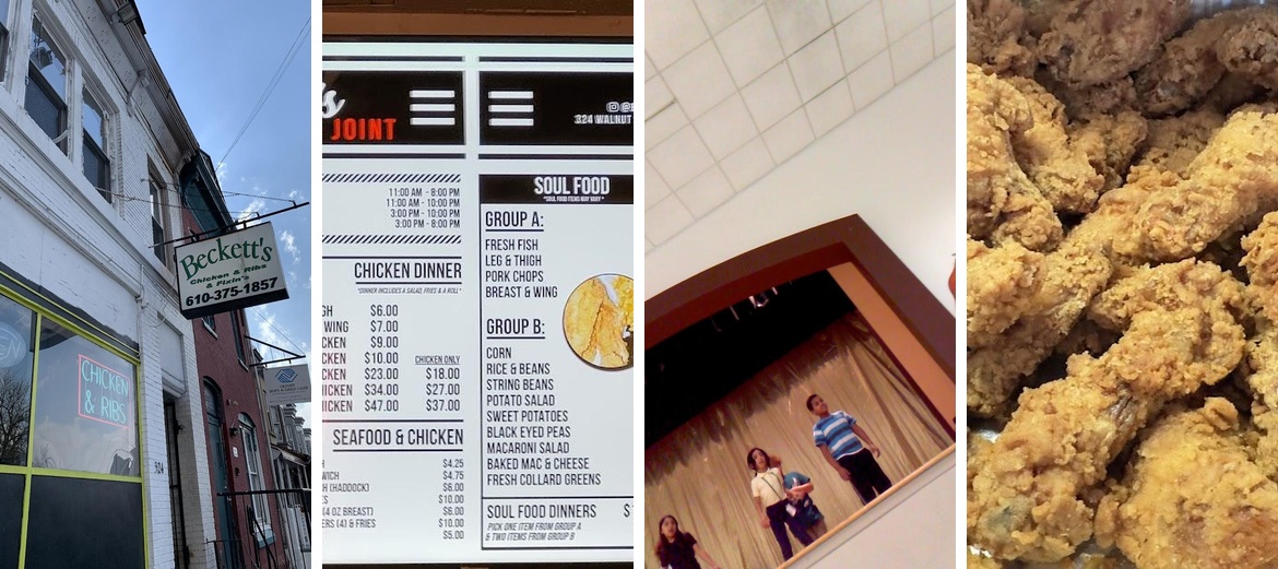 Beckett's Menu